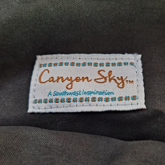NWT Canyon Sky Southwest Inspiration Denim Crossbody, Pouch, & Small Crossbody - Picture 8 of 8